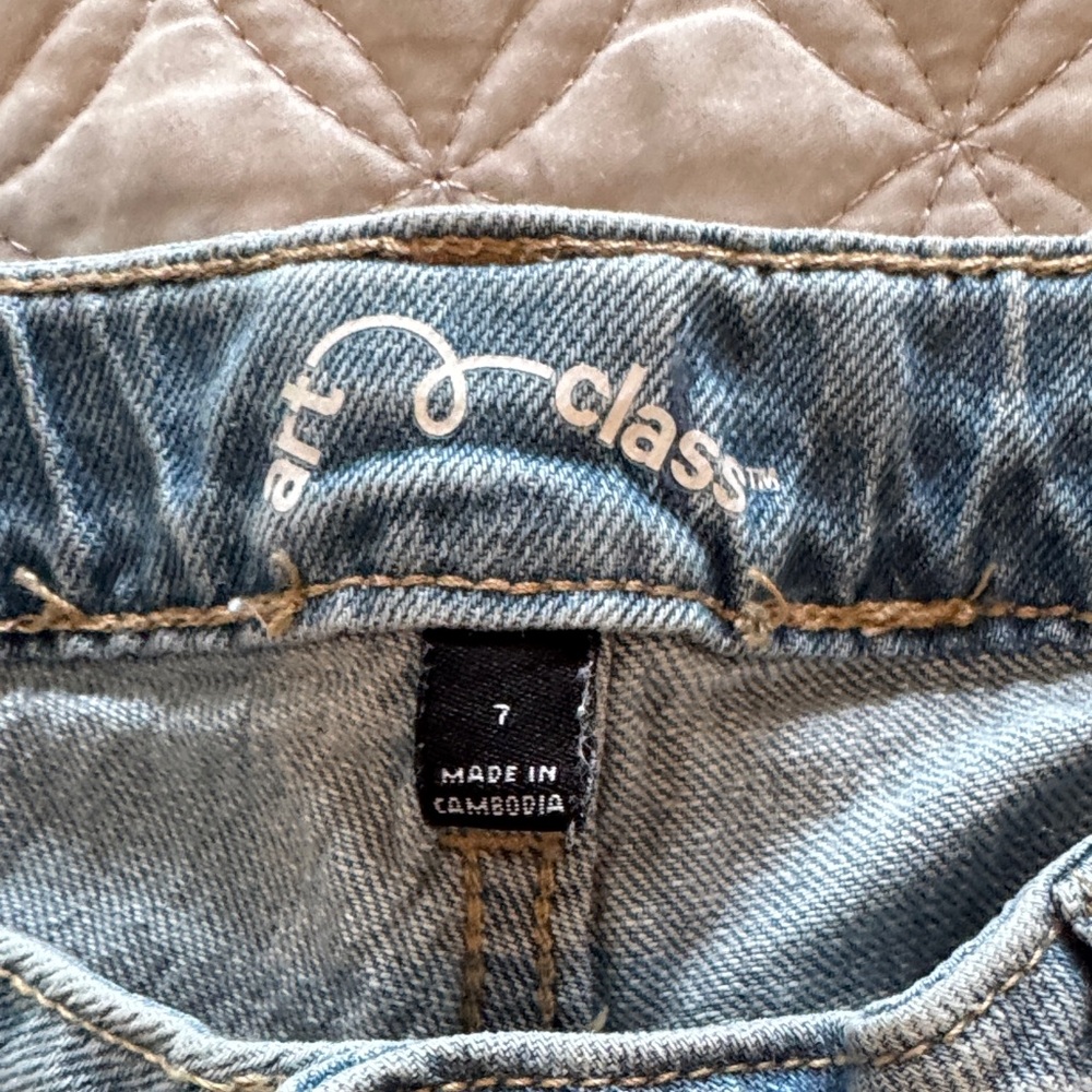 art class Light Blue Denim Jeans with Logo Waistband - Picture 2 of 6